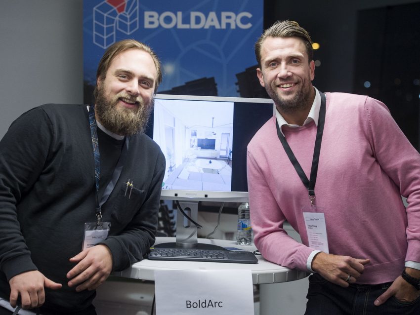 Dan Gemvall and Tobias Fröberg, BoldArc, which is developing solutions for the visualization of architecture “This has been a very inspiring day. SynerLeap is a new acquaintance, and we are here to make ourselves known and to network. We believe that being part of a growth hub like SynerLeap can help BoldArc reach its goals and make it easier for us to reach out to customers.”